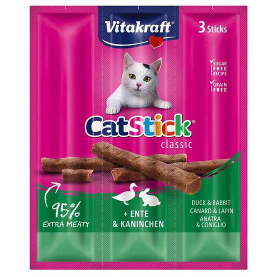 Vitakraft - Friandise Cat Stick Mini Canard et Lapin P 3 Vitakraft - Image 4