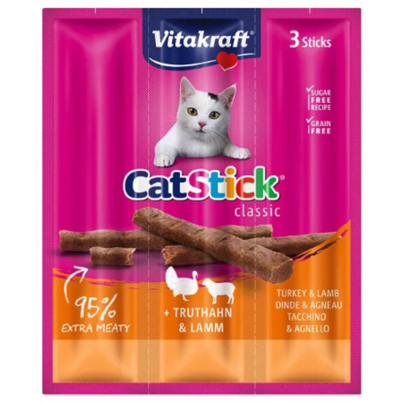 Vitakraft - Cat Stick mini dinde et agneau - VITAKRAFT - Image 1