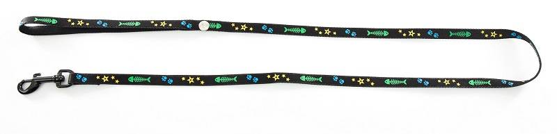 Martin Sellier - Laisse Pour Chien Nylon Noir - MARTIN