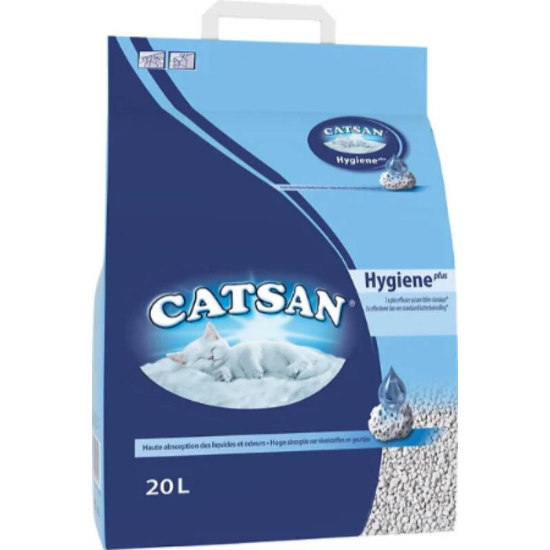 Catsan - Litière pour chat Hygiène + 20 L - CATSAN