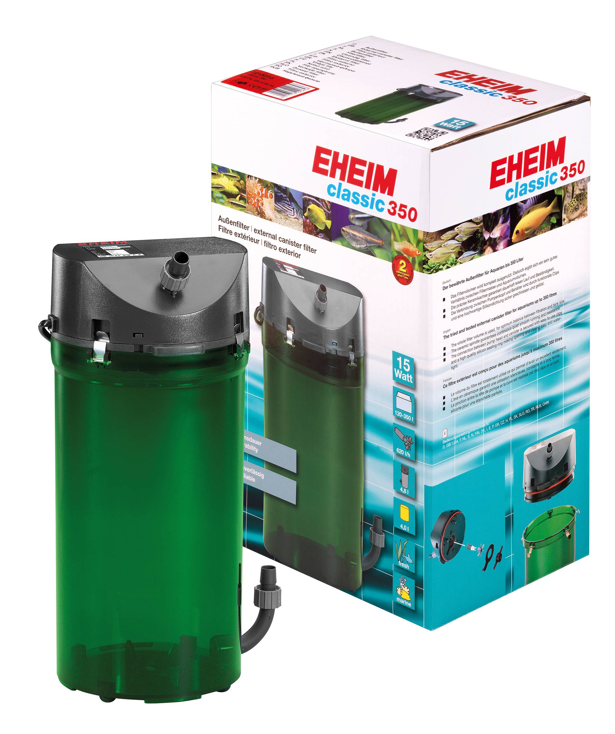 Eheim - Filtre classic + robinets 350l||620l/h - EHEIM