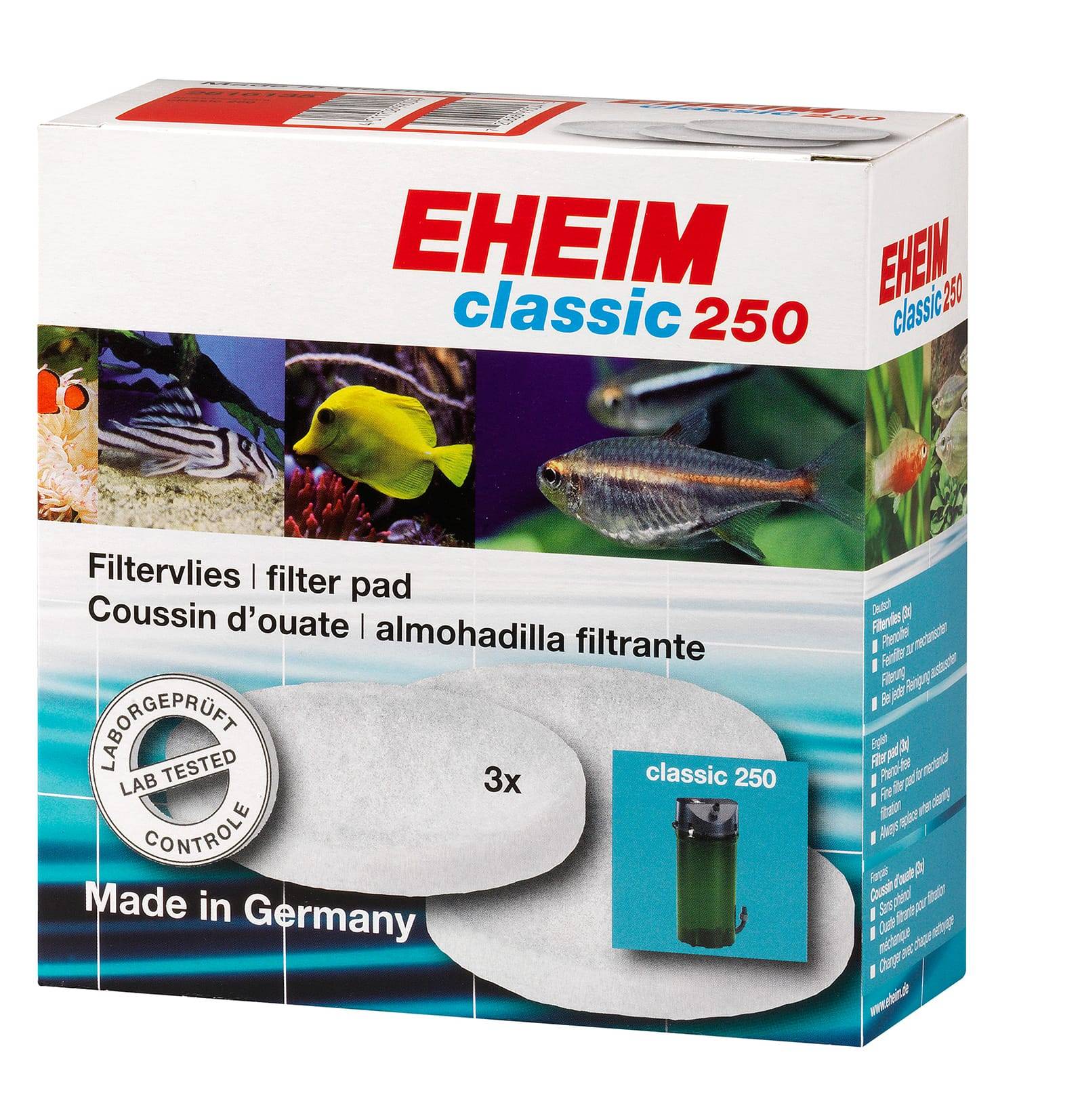 Eheim - Pack de ouate filtrante pour filtre Classic 250 2213