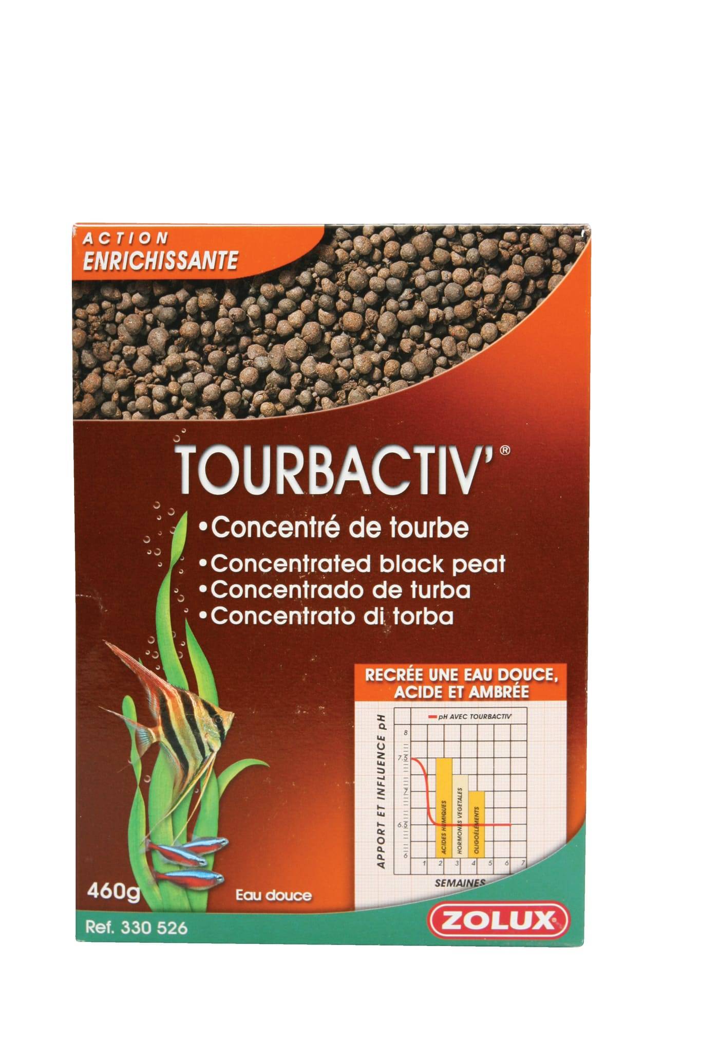 Zolux - Tourbactiv concentrado turba acuario dulce 460g – ZOLUX