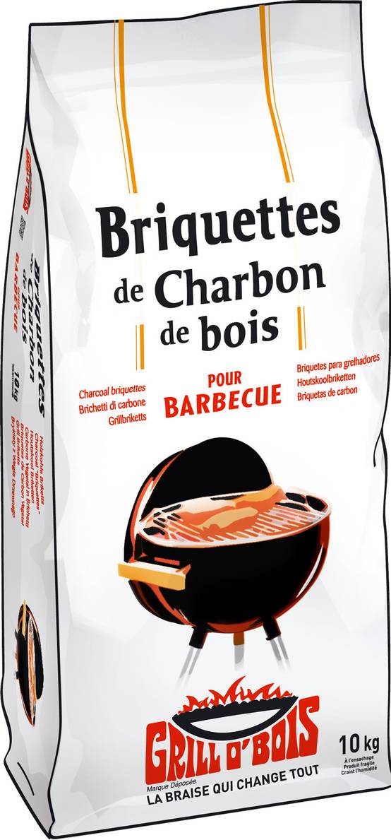 Grill O'Bois - Briquette de charbon de bois - GRILL O'BOIS - Image 1