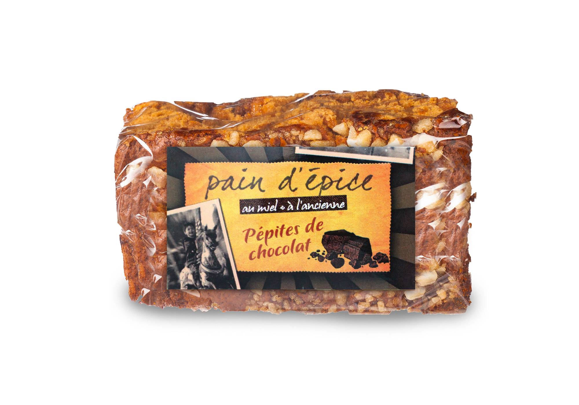 Finabeil - Pan de jengibre a la antigua con chispas de chocolate 500 g - Finabeil