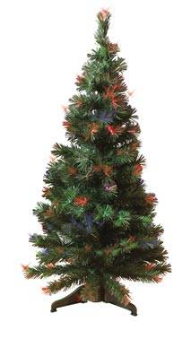 Arbol De Navidad Fibra Optica 120cm 20leds 71576 Everlands Navidad