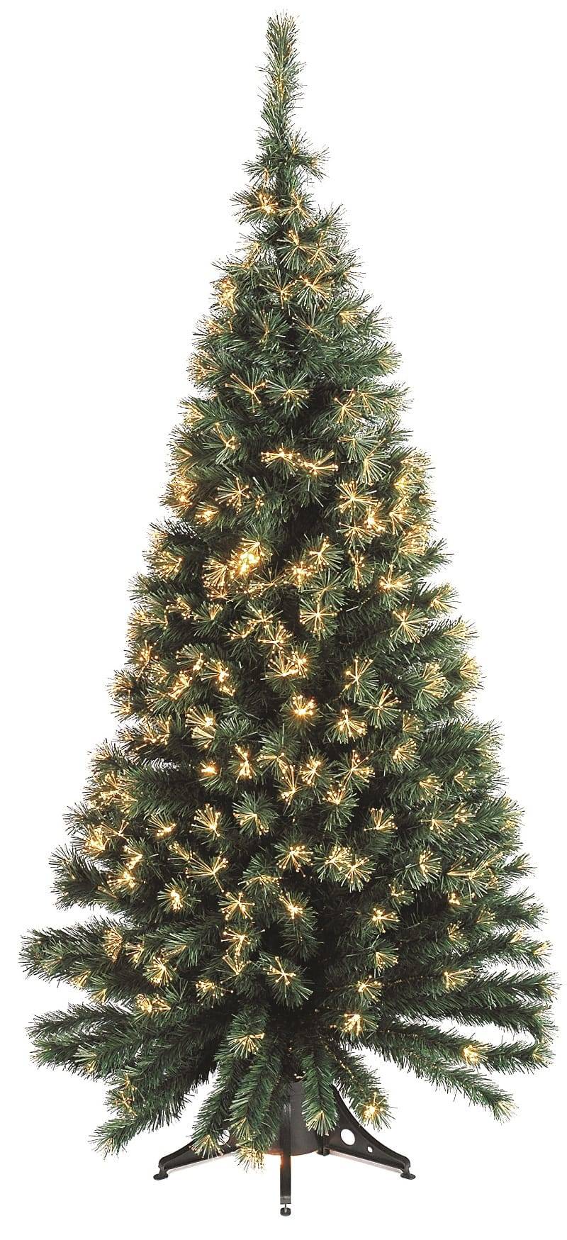 Blachere Illumination - Sapin fibre optique avec 7 LEDS multicolores H.1.20 m