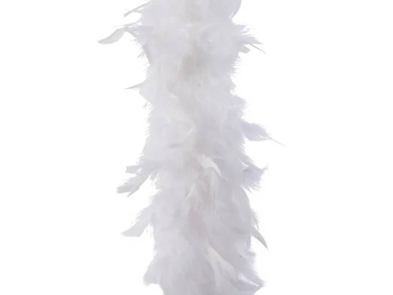 Kaemingk - Kaemingk - Guirlande Boa de plumes blanches Ø.15 x H.184 cm - Imagen 1