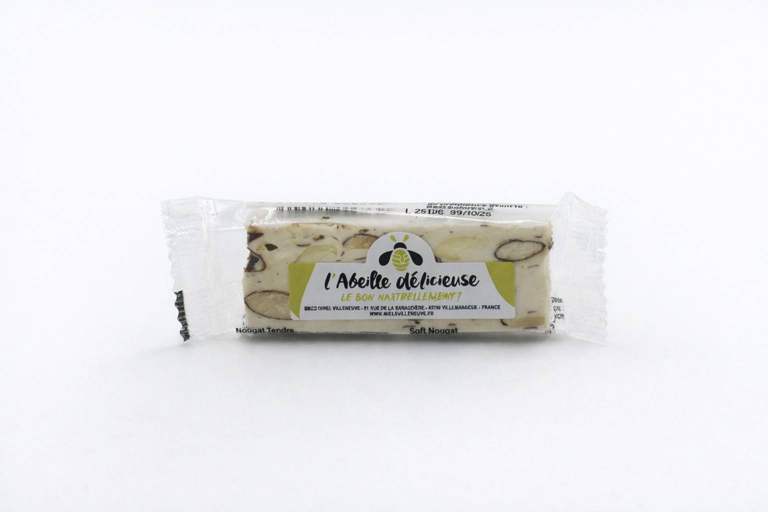 L'Abeille Délicieuse - Turrón almendras miel 30 g - L'Abeille Délicieuse - Imagen 1
