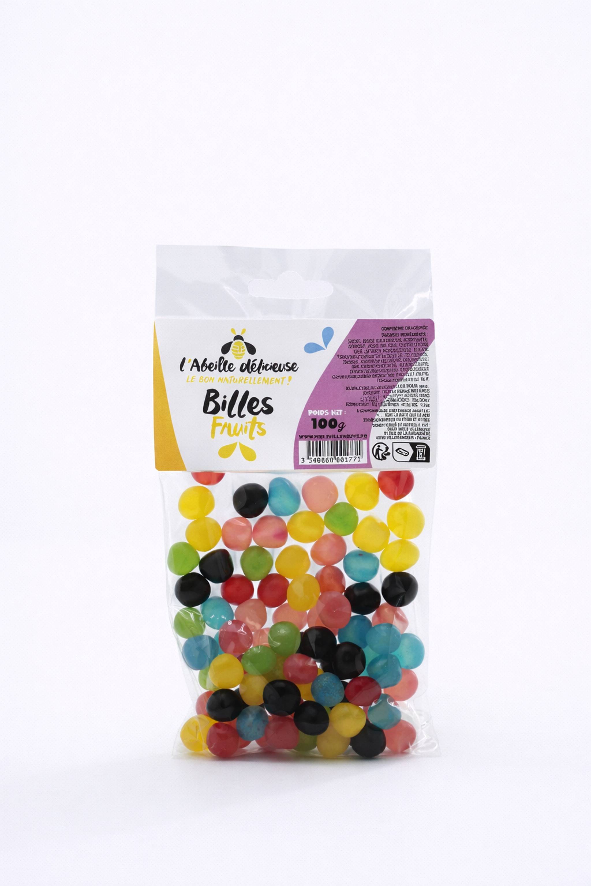L'Abeille Délicieuse - Billes fruits 100 g - L'Abeille Délicieuse