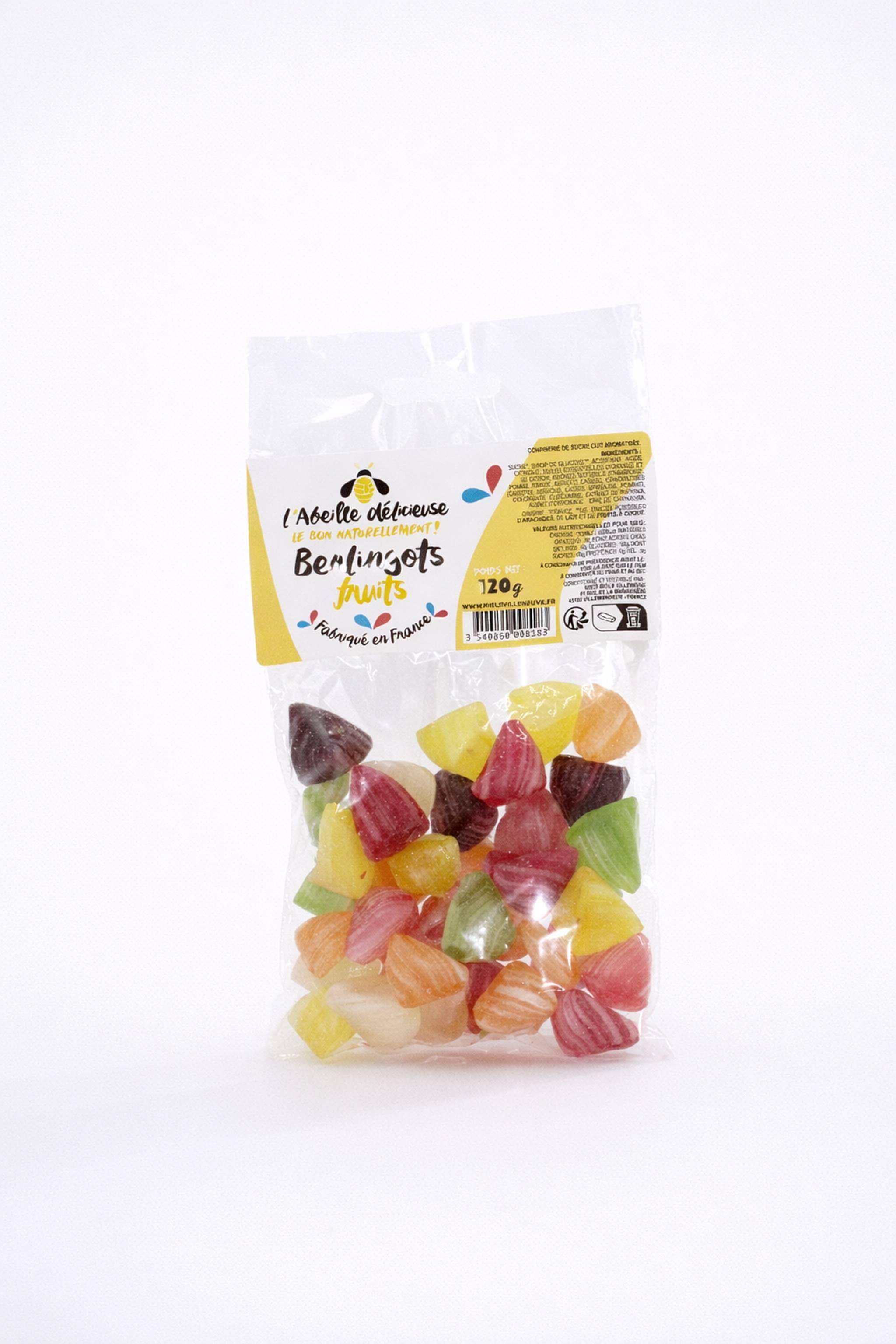 L'Abeille Délicieuse - Berlingots de frutas 120 g - L'Abeille Délicieuse