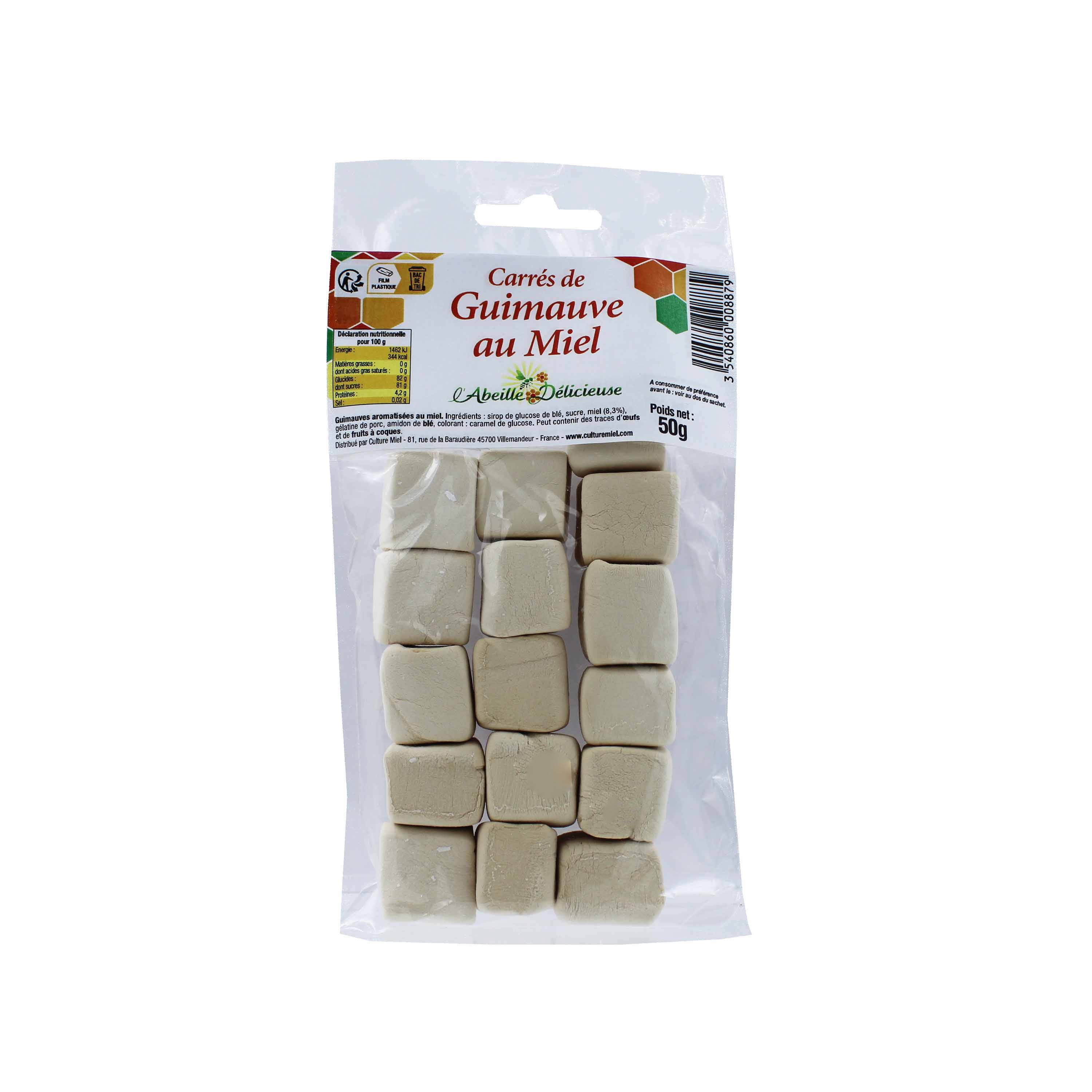 L'Abeille Délicieuse - Cuadrados de Malvavisco con Miel 50 g - L'Abeille Délicieuse - Imagen 2