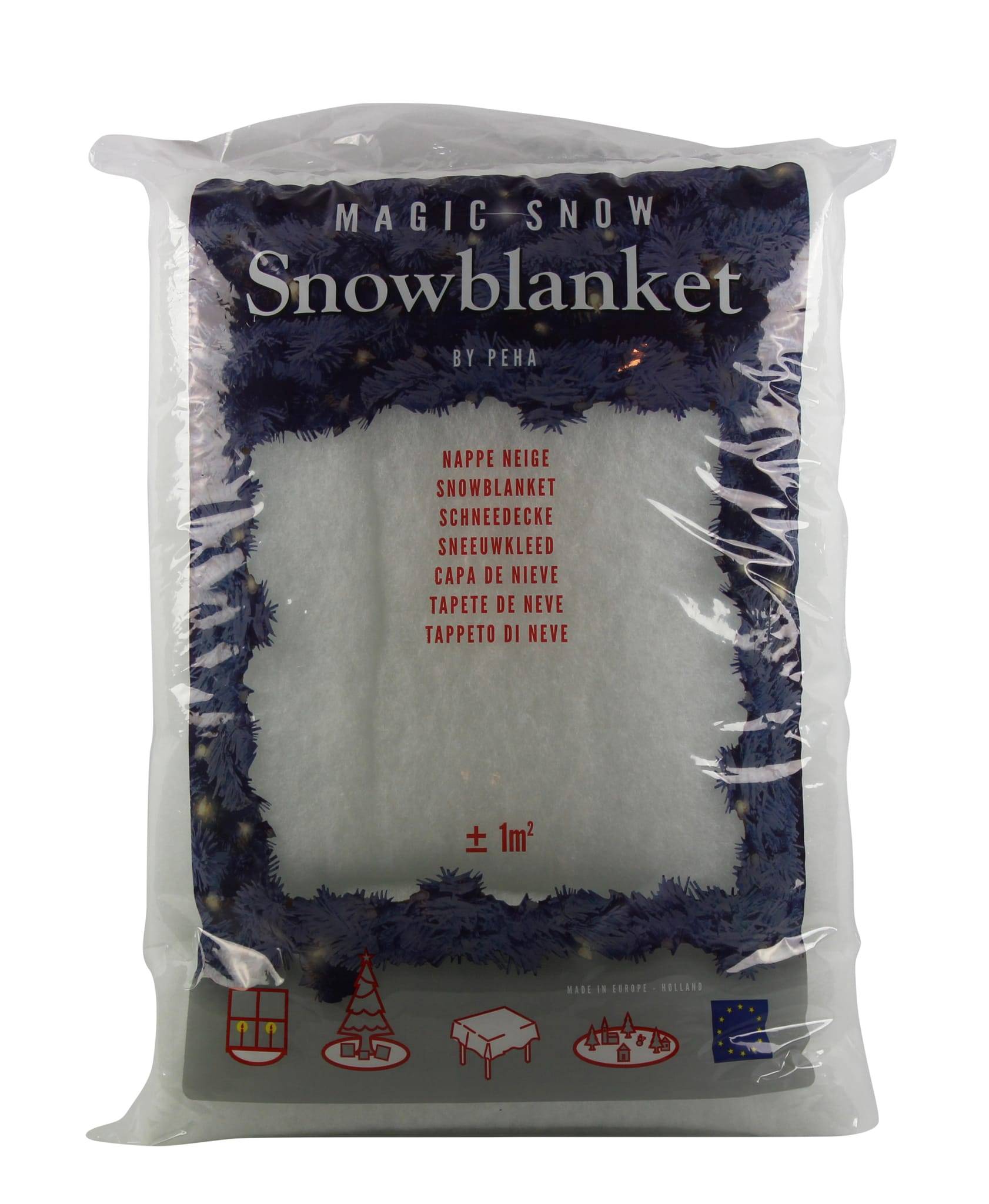 Peha - Peha - Nappe neige blanche 1 m2 - L.10 x l.32 x H.50 cm