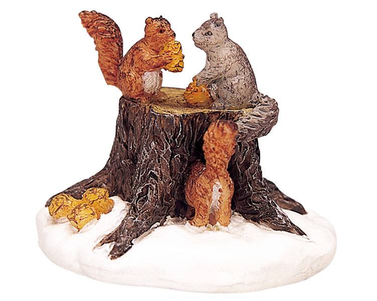 Lemax - Lemax - Figurine écureuils - L.4,6 x l.4,5 x H.4,6 cm