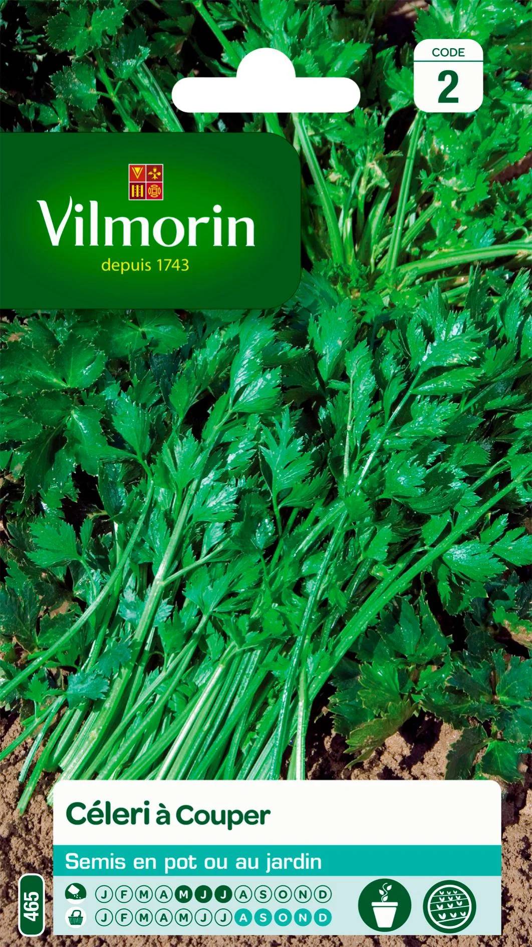 Vilmorin - Cèleri à couper série 2 sachet graines 1,5 g - Vilmorin - Image 2