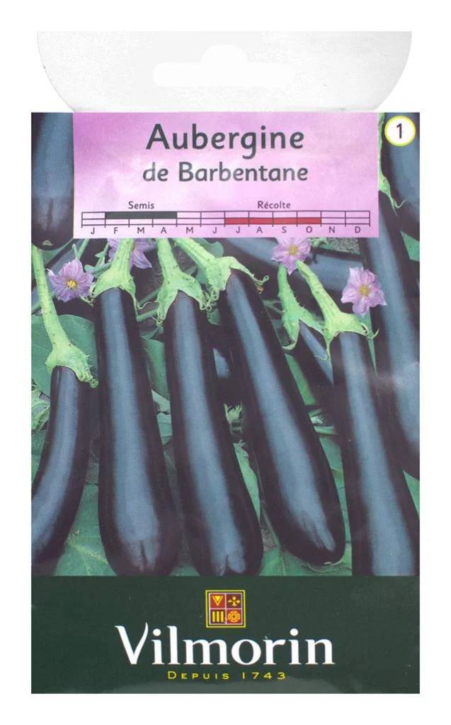 Vilmorin - Aubergine de Barbentane série 1 sachet graines 1,5 g - Vilmorin - Image 2