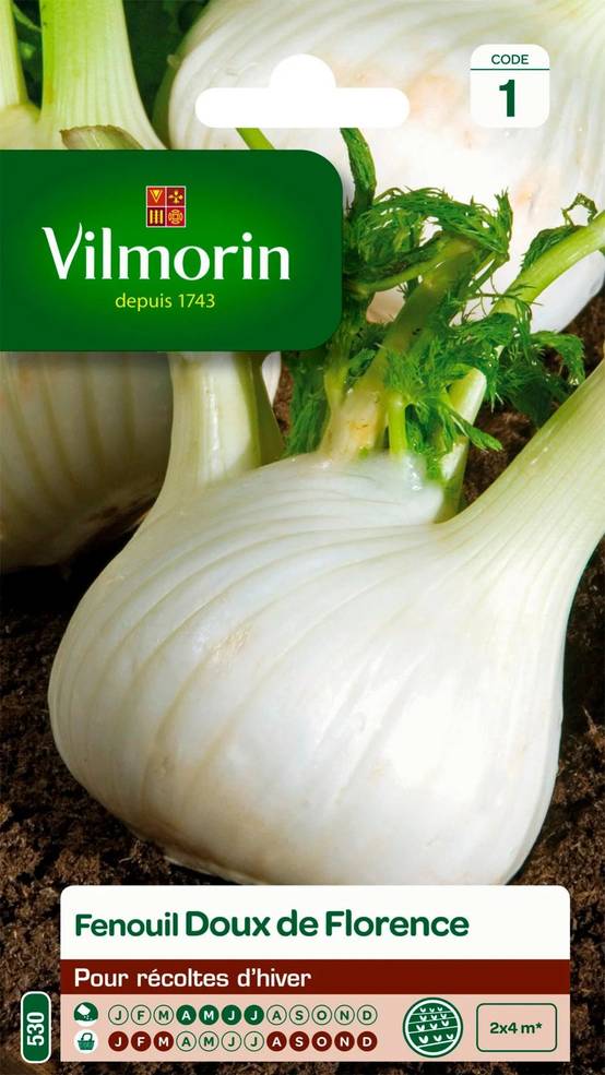 Vilmorin - Fenouil groupe azoricum doux de florence série 1 sachet graines 5 g - Vilmorin - Image 1
