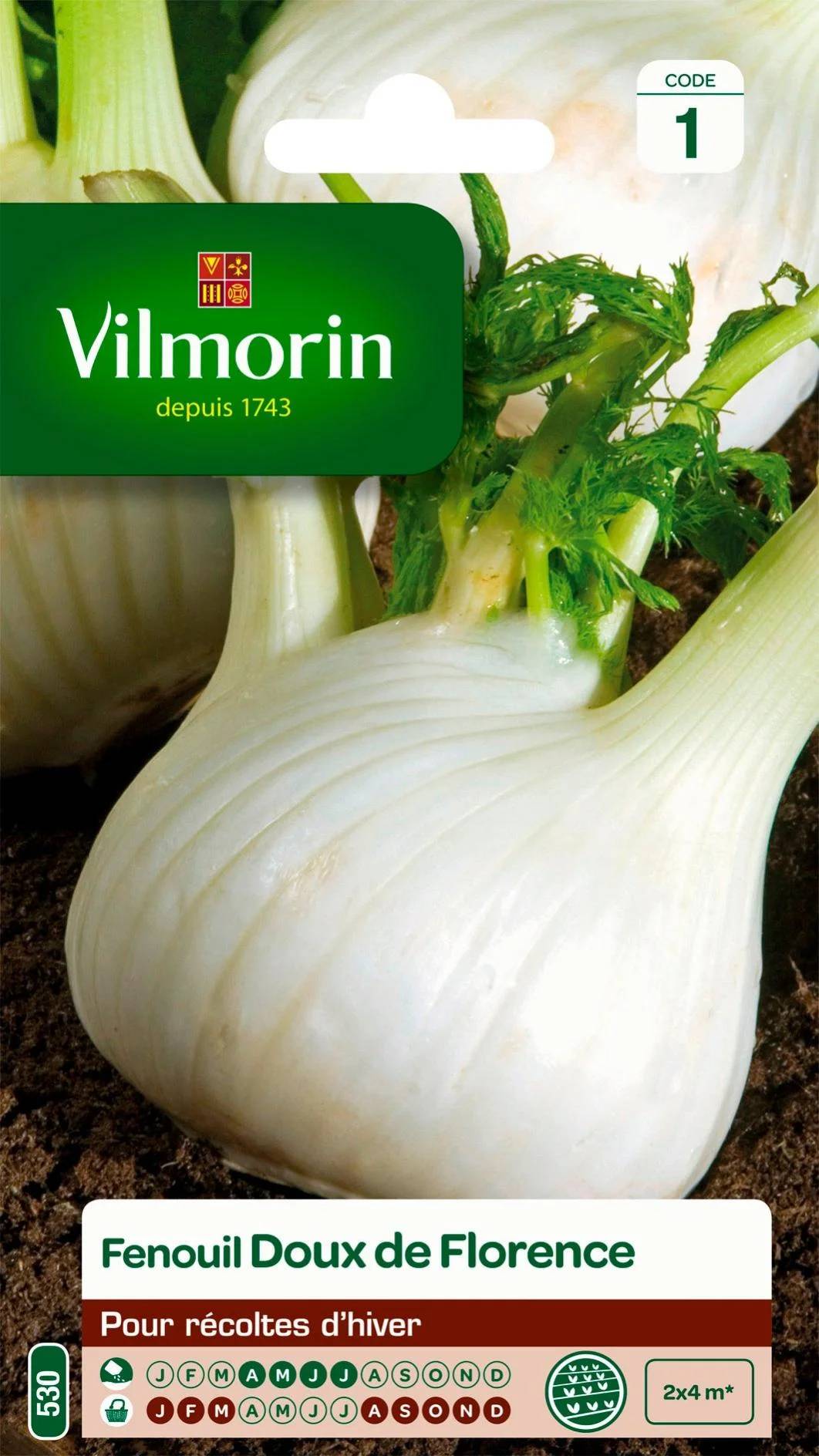 Vilmorin - Fenouil groupe azoricum doux de florence série 1 sachet graines 5 g - Vilmorin