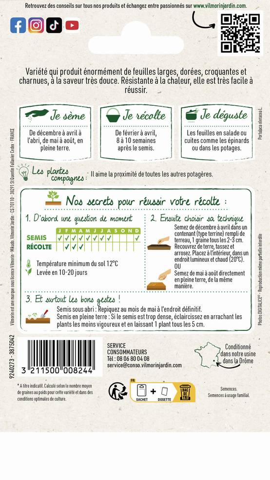 Pourpier doré à larges feuilles 3 g – Vilmorin - Image 4