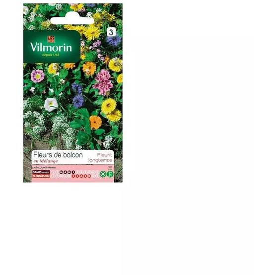 Vilmorin - Fleurs annuelles pour balcons série 3 sachet graines 5 g - Vilmorin - Image 4