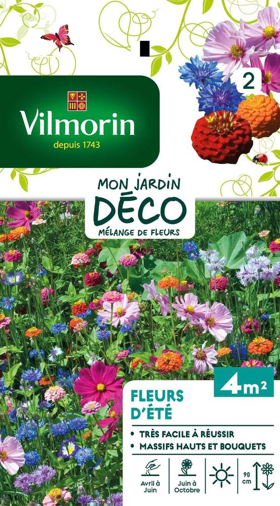 Vilmorin - Jolies fleurs d été en mélange série 2 sachet graines 5 g - Vilmorin - Image 2