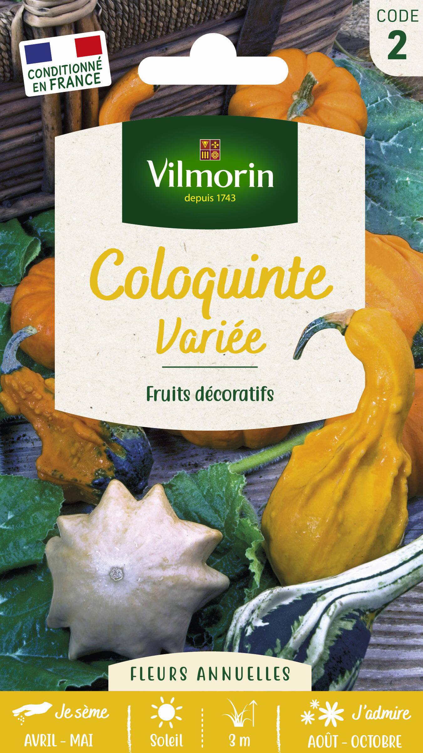 Vilmorin - Coloquinte en mélange série 2 sachet graines 3 g - Vilmorin - Image 9