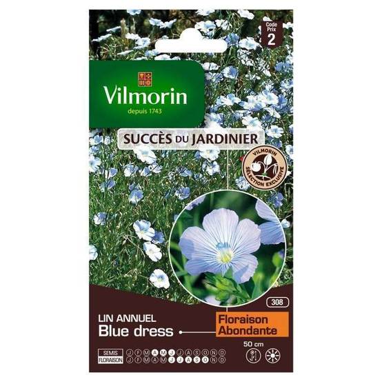 Vilmorin - Lin Annuel Blue Dress serie 2 sachet graines 3 g - Vilmorin - Image 5