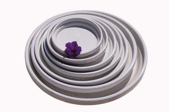 Les Poteries d'Albi - Les Poteries d'Albi - Soucoupe ronde coloris blanc Ø.22 cm