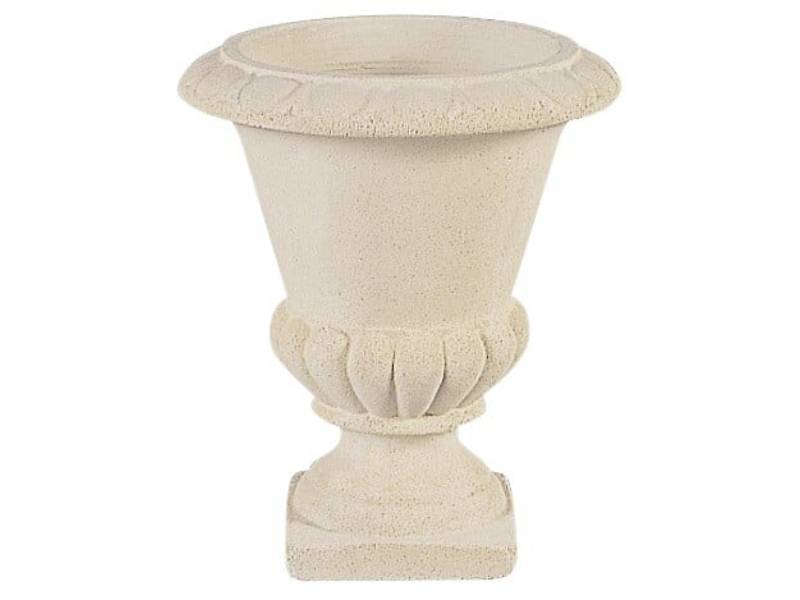 Vase Médicis décoration pierre reconstituée béton blanc 42x35cm – W.HAIRIE