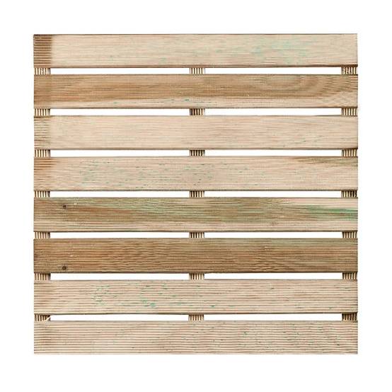 Dalle de Terrasse Rainurée Pin Autoclave 50x50x3 cm Classe III - Image 4