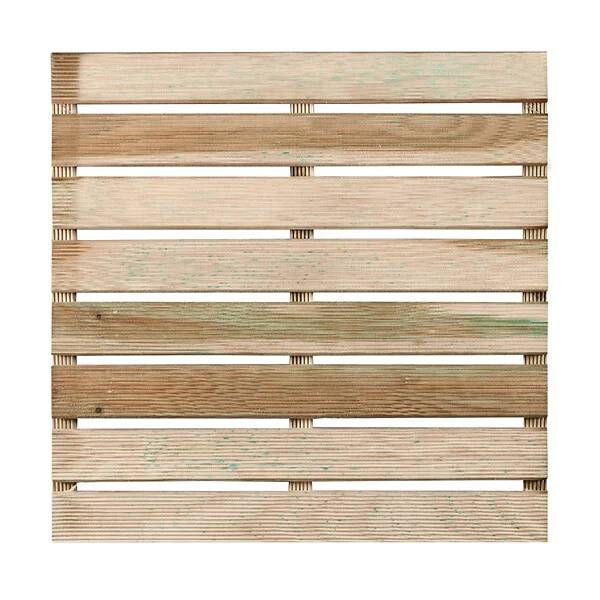 Dalle de Terrasse Rainurée Pin Autoclave 50x50x3 cm Classe III - Imagen 4