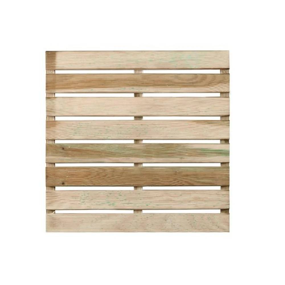 Dalle de Terrasse Rainurée Pin Autoclave 50x50x3 cm Classe III - Imagen 7