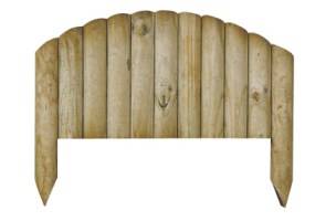 Cerland - Bordure de Jardin Bois Arquée Ép. 2,5 cm L. 55 cm H. 40 cm – Cerland - Imagen 3