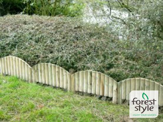 Cerland - Bordure de Jardin Bois Arquée Ép. 2,5 cm L. 55 cm H. 40 cm – Cerland - Image 2