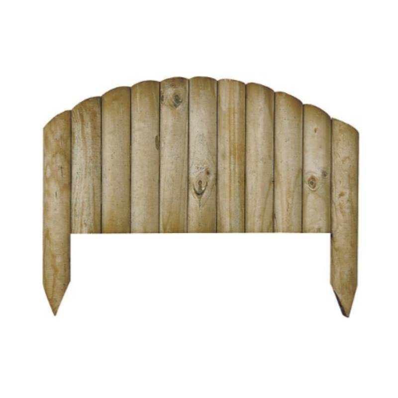 Cerland - Bordure de Jardin Bois Arquée Ép. 2,5 cm L. 55 cm H. 40 cm – Cerland - Imagen 1