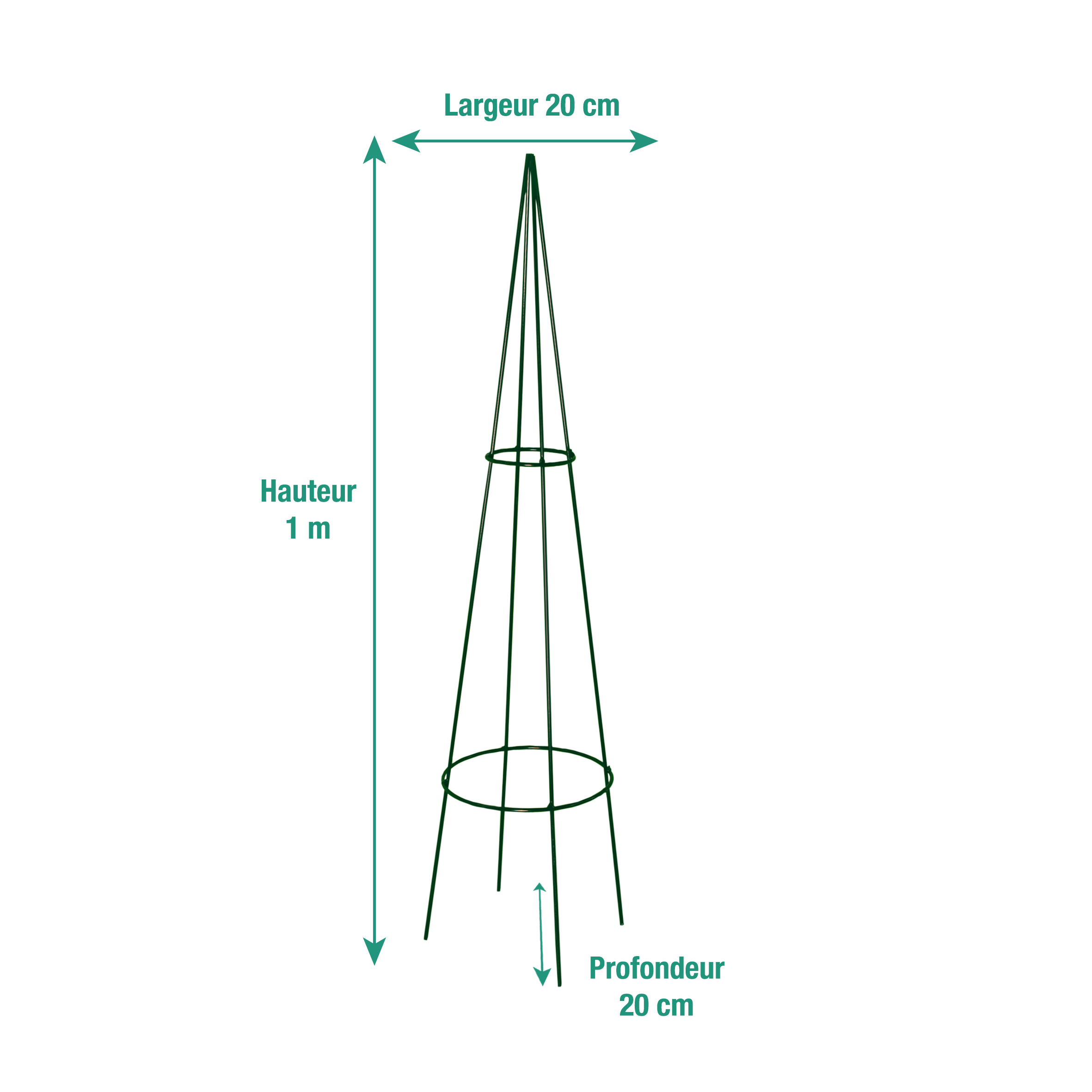 Louis Moulin - Tuteur Tipi Classique - LOUIS MOULIN - Imagen 2