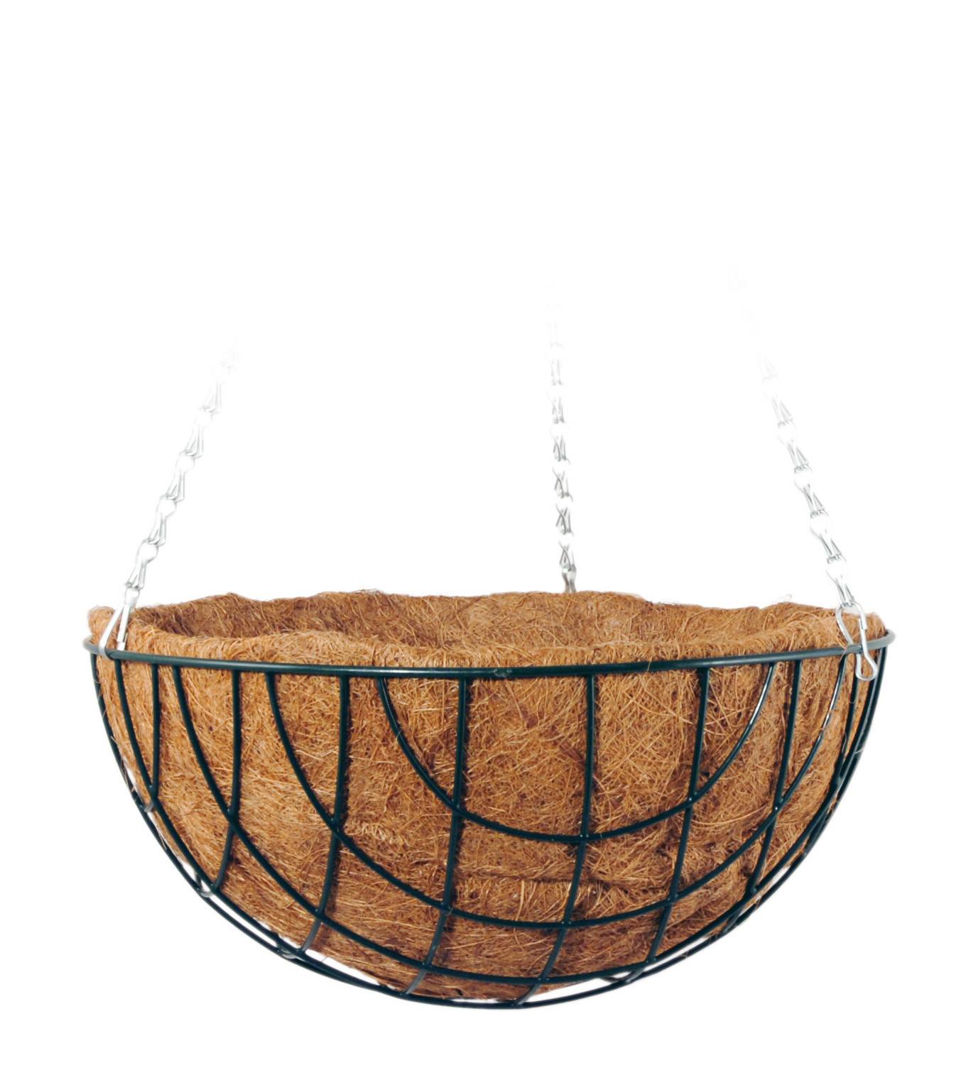 Corbeille Fibre De Coco – Suspension Anglaise - Image 1