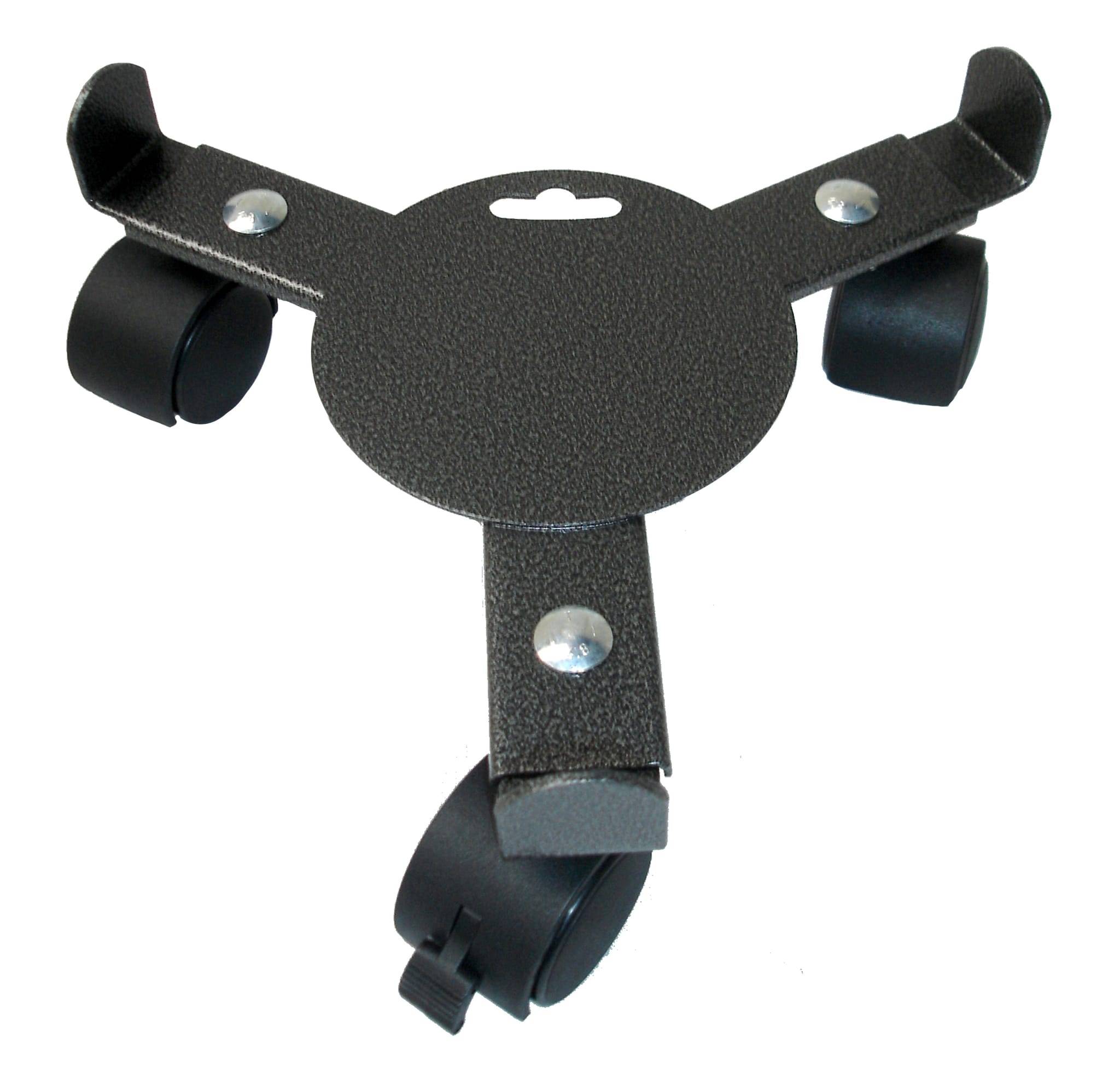 Louis Moulin - Roule plante extensible 3 roulettes gris martelé