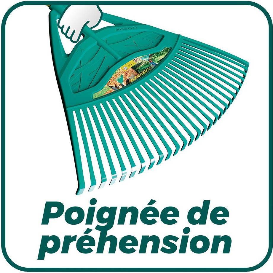 Leborgne - Balai à gazon XL 27 dents polymère manche bois certifié PEFC 130 cm – LEBORGNE - Image 5