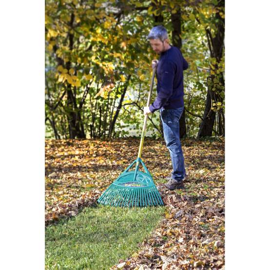 Leborgne - Balai à gazon XL 27 dents polymère manche bois certifié PEFC 130 cm – LEBORGNE - Image 3