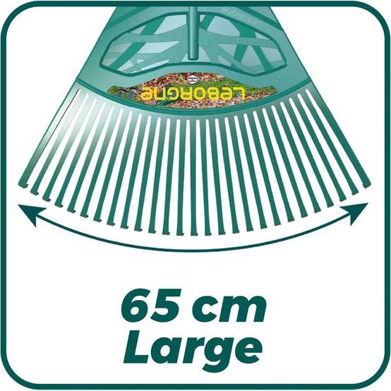 Leborgne - Balai à gazon XL 27 dents polymère manche bois certifié PEFC 130 cm – LEBORGNE - Image 4