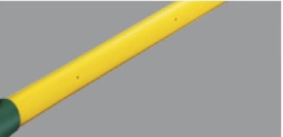 Leborgne - Manche Novagrip béquille 94 cm pour bêche/louchet/fourche - LEBORGNE - Image 3