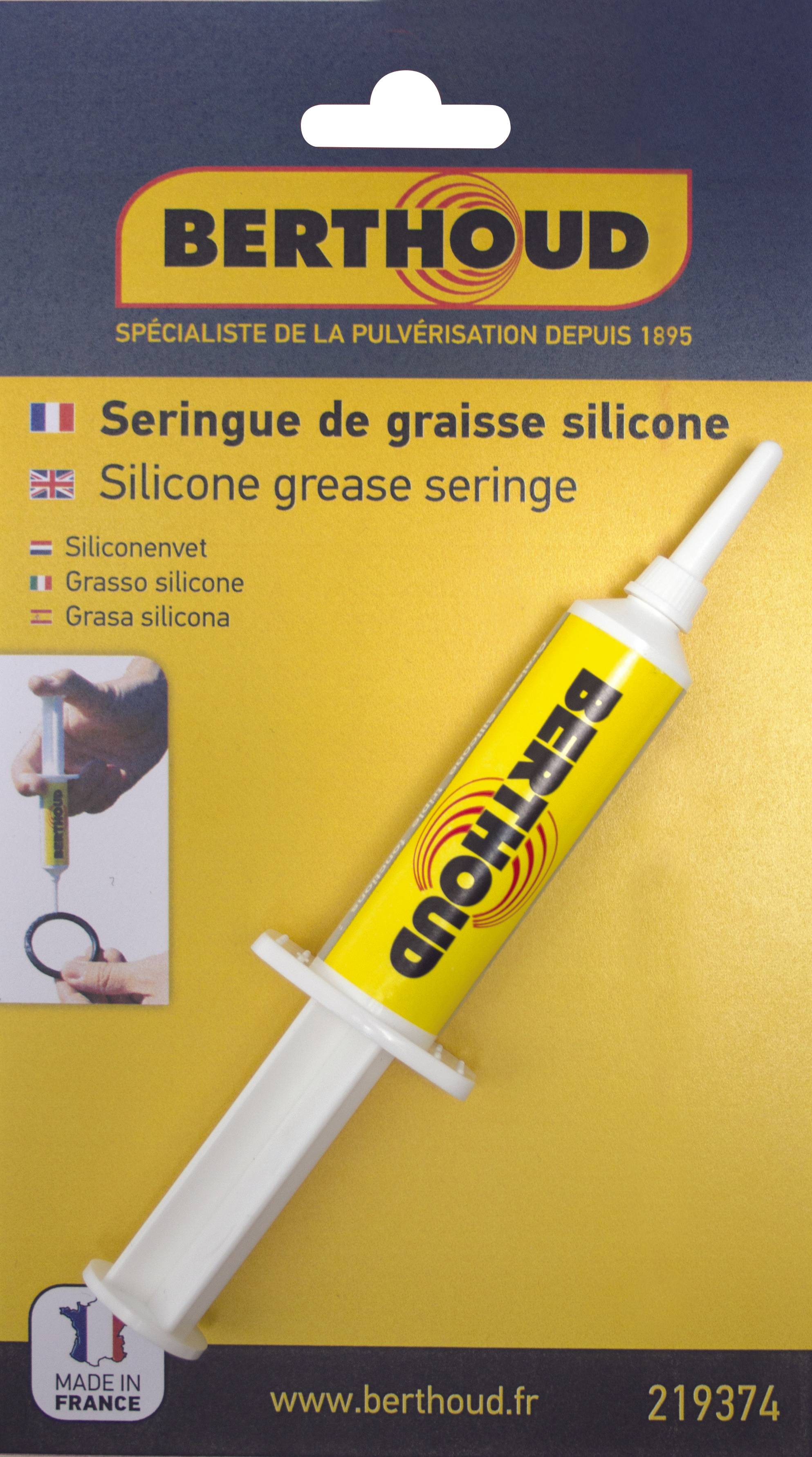 Berthoud - Seringue de graisse silicone  - 10g