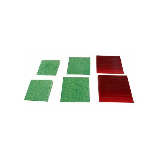 Edme Lacroix - Assortiment de 6 coins d'emmanchage - L.20 x l.10 x H.2 cm - Image 2
