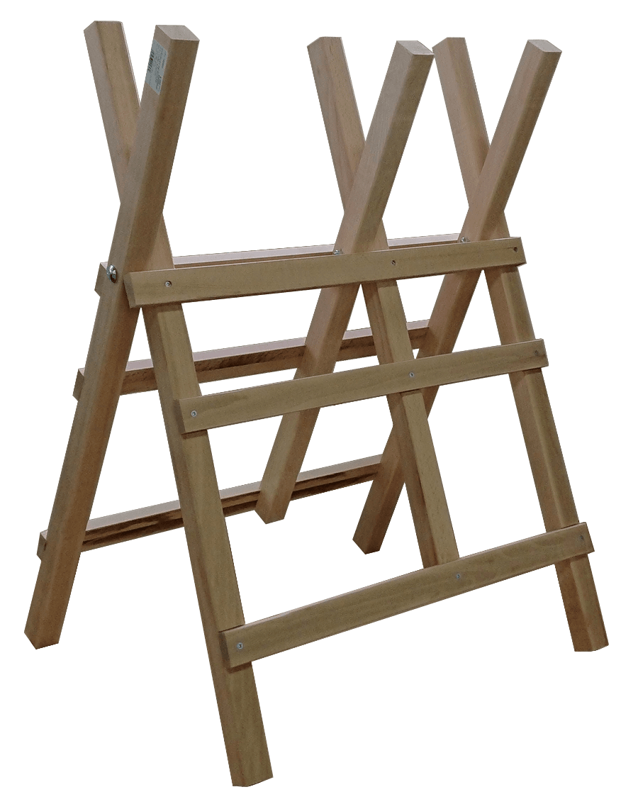 Edme Lacroix - Grand chevalet de sciage 3 branches - L.90 x l.10 x H.90 cm - Image 1