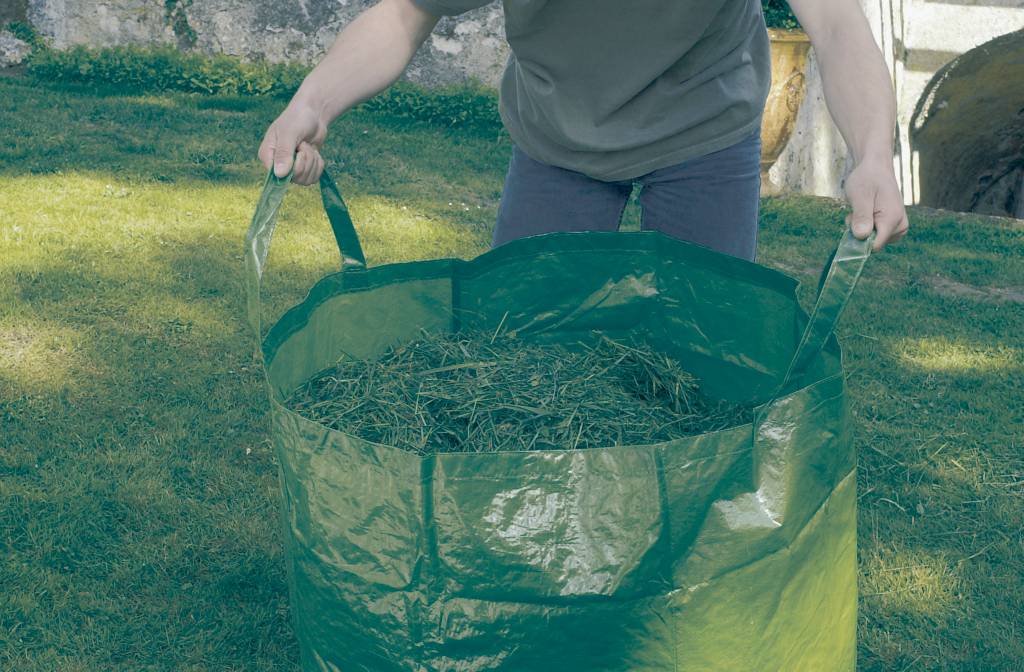 Nortène - GREENBAG Sac déchets verts réutilisable avec poignéesVert 180L - Image 3