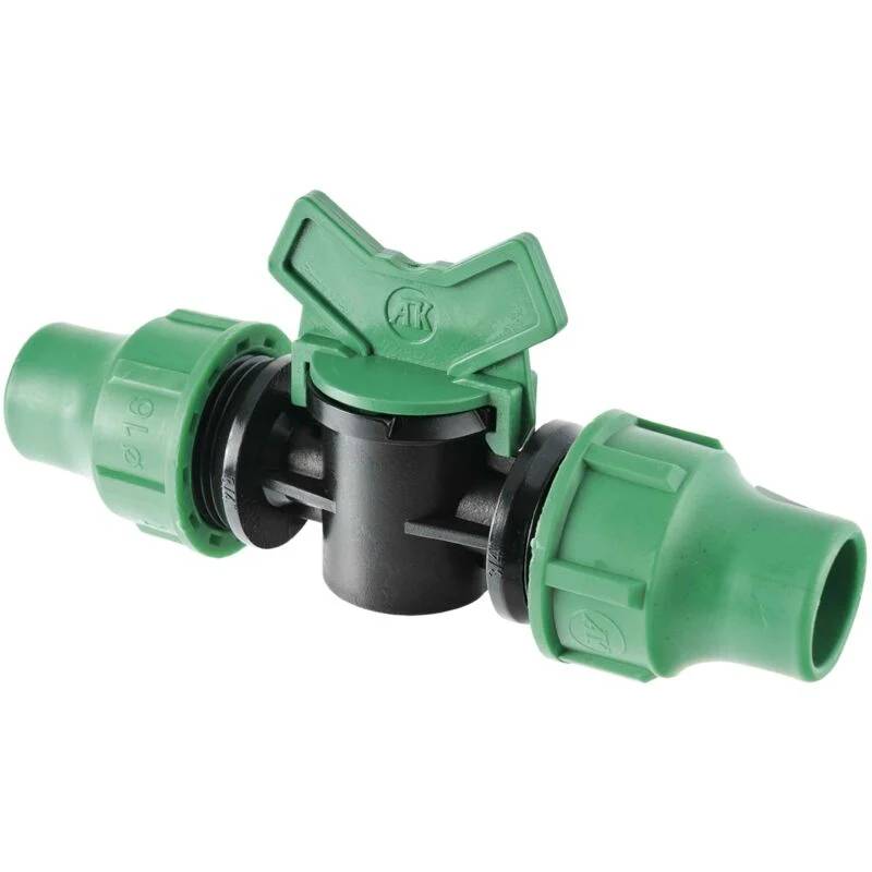 Jardibric - Vanne arrosage Polypropylène Noir et Vert 16 mm - JARDIBRIC - Imagen 3