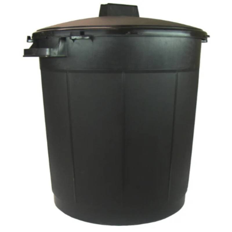 Belli - Poubelle de jardin polypropylène noir Ø 56 cm H 59 cm - - Image 1