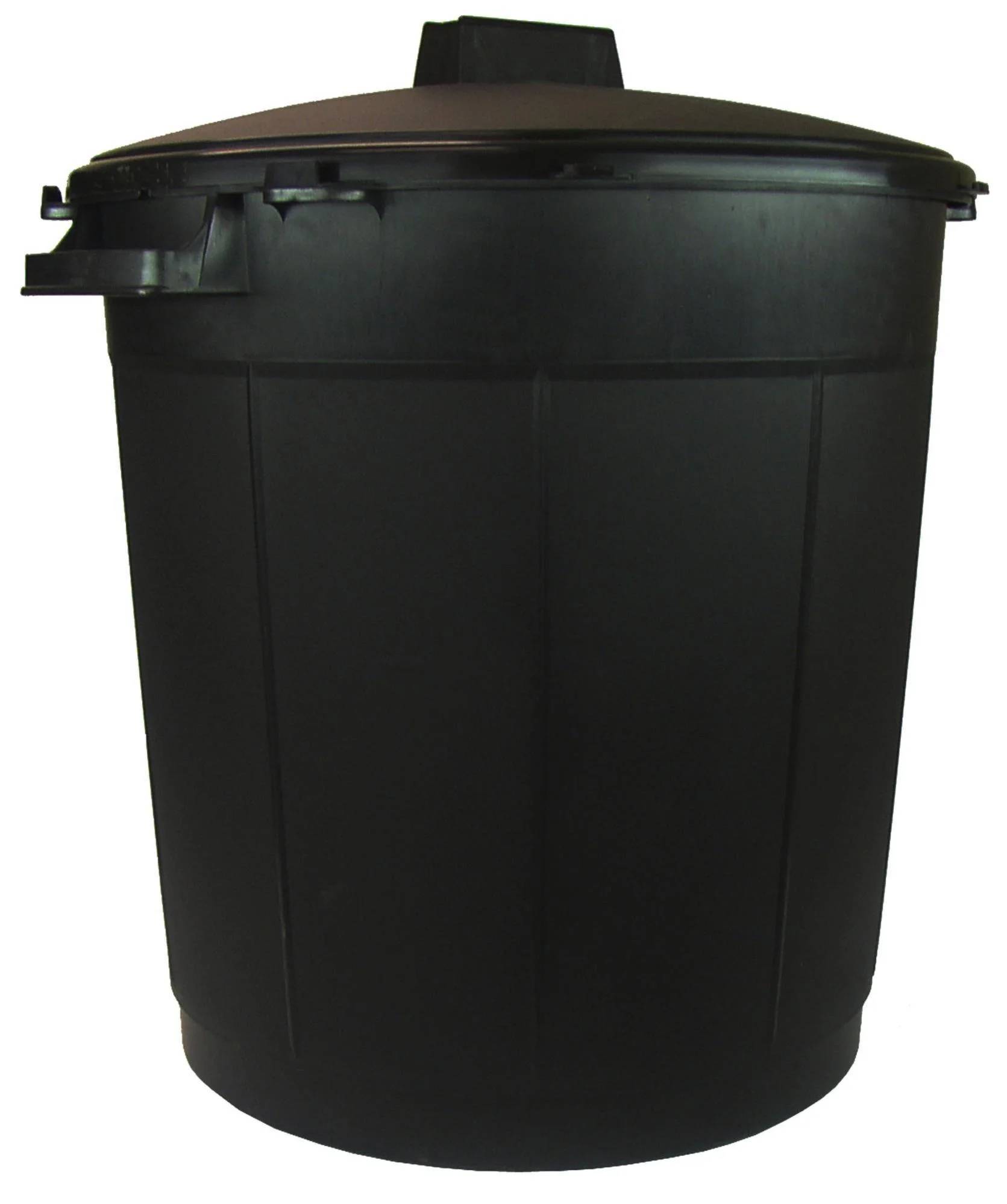Belli - Poubelle de jardin polypropylène noir Ø 56 cm H 59 cm - - Imagen 3