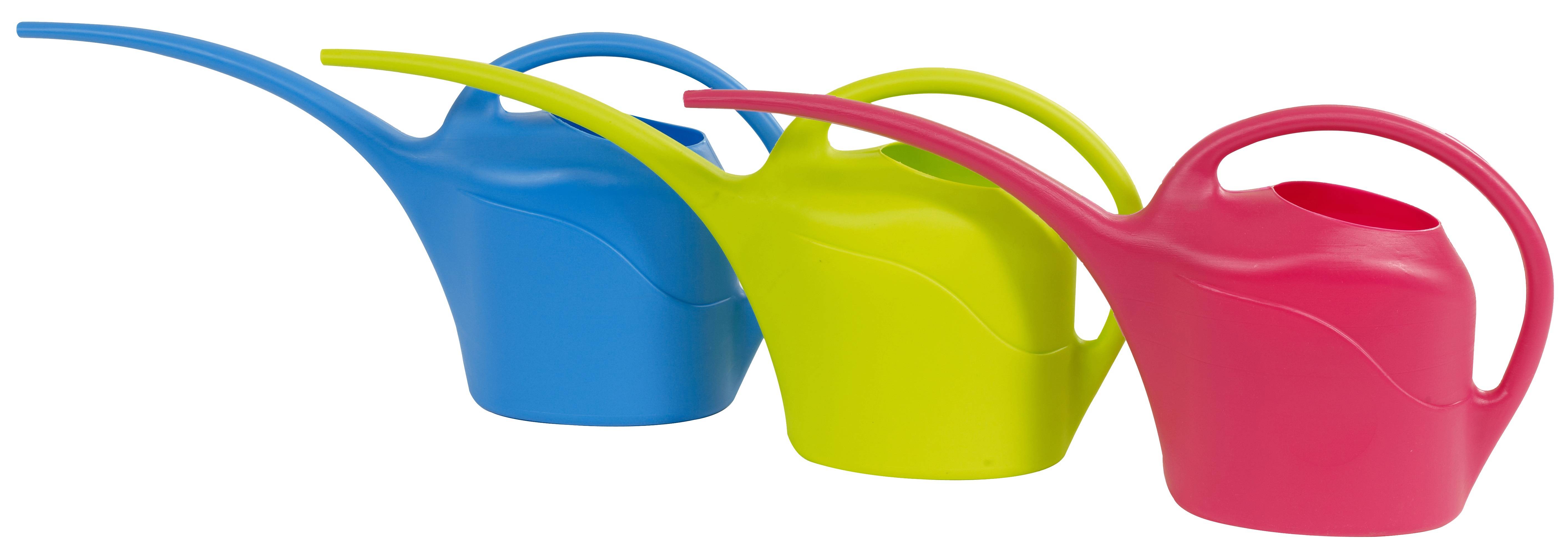 Regadera de pico largo de plástico verde 2,5 L BELLI